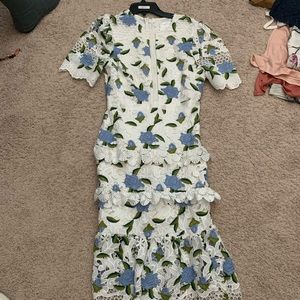 Lassiter Lace Midi Dress